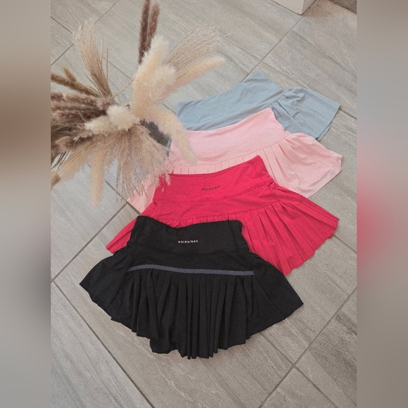 SET OF 5 GOLD HINGLE AND BOUTIQUE TENNIS SKIRTS SET OF 5 - Picture 7 of 9